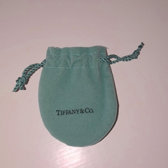 Tiffany & Co small blue drawstring pouch - Picture 1 of 2